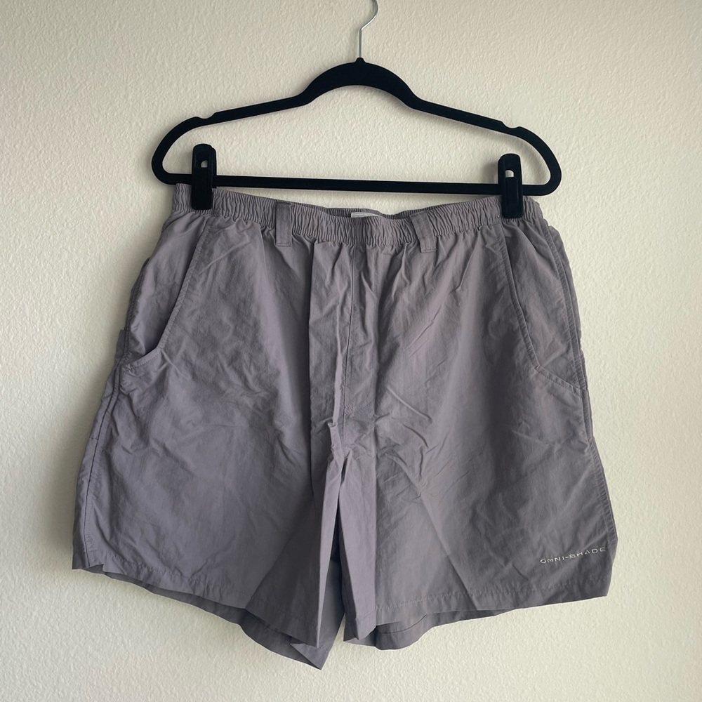 Purple Gray Men's Shorts